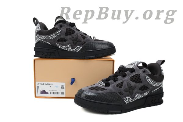Louis Vuitton Skate Sneaker Black Grey 1ACEI8 - 图片 12
