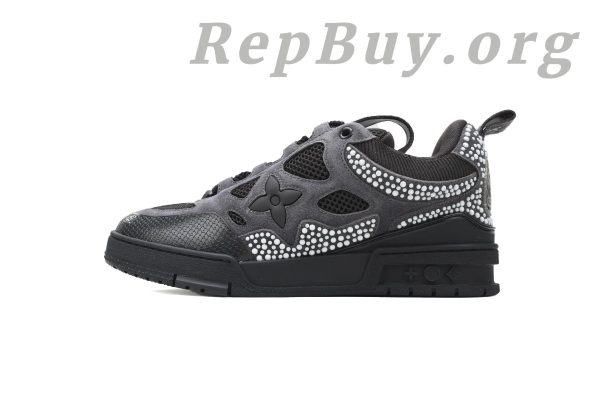 Louis Vuitton Skate Sneaker Black Grey 1ACEI8