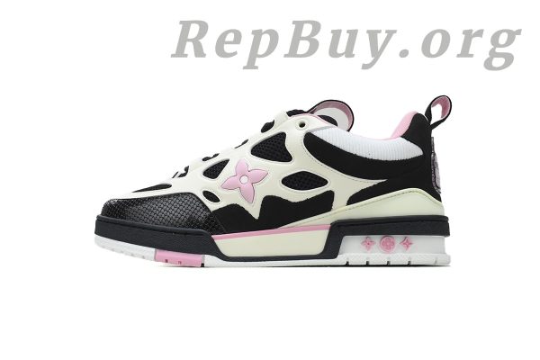 Louis Vuitton Skate Sneaker Black Pink