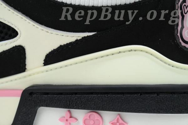 Louis Vuitton Skate Sneaker Black Pink - 图片 5