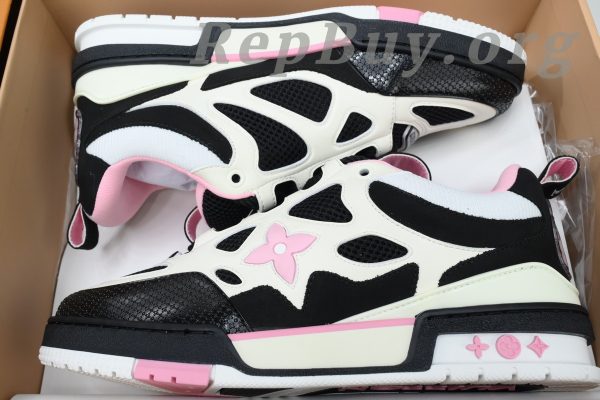 Louis Vuitton Skate Sneaker Black Pink - 图片 12