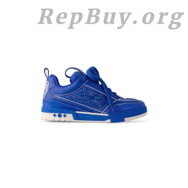 Louis Vuitton Skate Sneaker Blue Leather CK24060305 - 图片 2