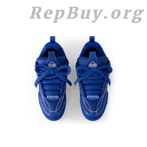 Louis Vuitton Skate Sneaker Blue Leather CK24060305 - 图片 3