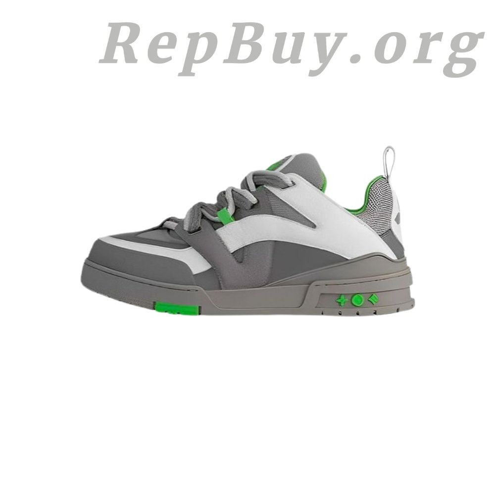 Best Louis Vuitton Skate Sneaker SK8 Grey Green CK24060302 Replica