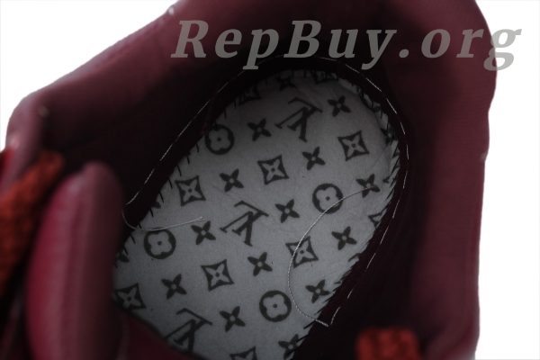 Louis Vuitton Skate Sneaker Wine Red Leather CK24060304 - 图片 5