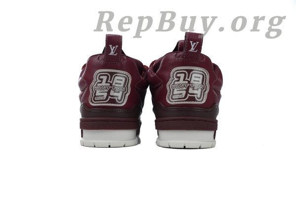 Louis Vuitton Skate Sneaker Wine Red Leather CK24060304 - 图片 3