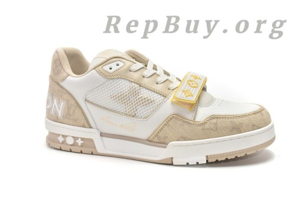 Louis Vuitton Trainer Beige Cloth Cover GO0220 - 图片 10