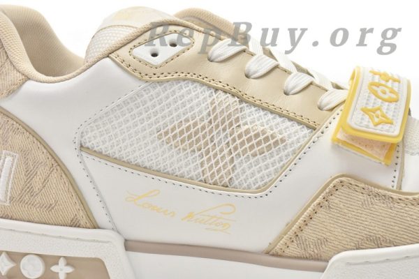 Louis Vuitton Trainer Beige Cloth Cover GO0220 - 图片 11
