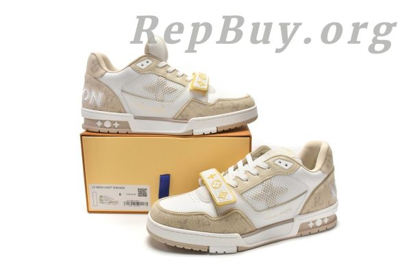 Louis Vuitton Trainer Beige Cloth Cover GO0220 - 图片 17