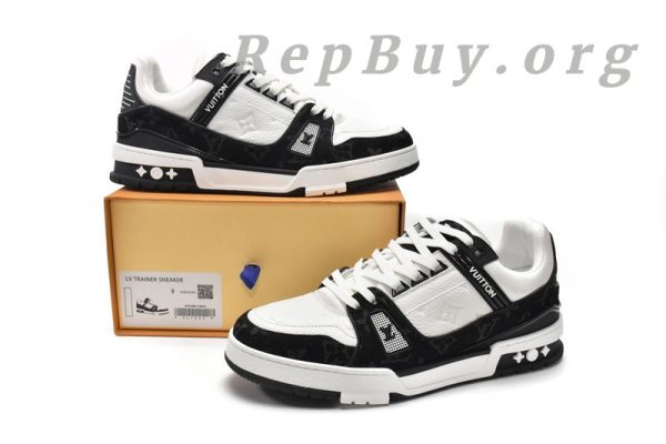 Louis Vuitton Trainer Black And White Cloth Cover VL1202 - 图片 17