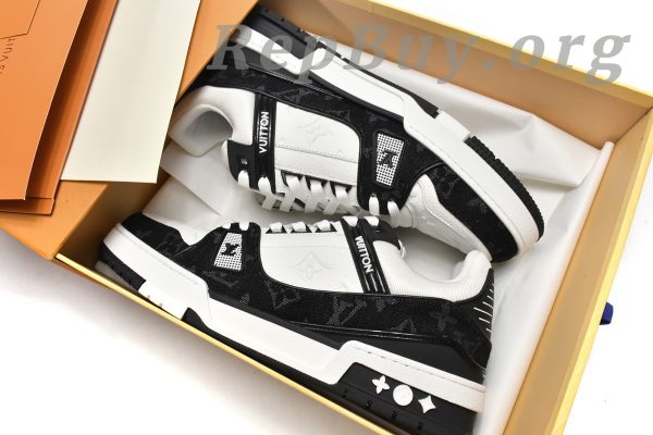 Louis Vuitton Trainer Black And White Cloth Cover VL1202 - 图片 15