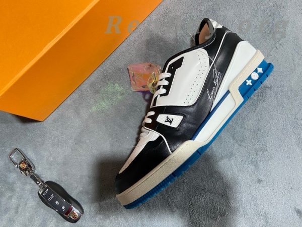 Louis Vuitton Trainer Black Blue GO1220 - 图片 3
