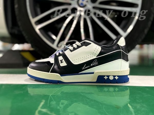 Louis Vuitton Trainer Black Blue GO1220 - 图片 13