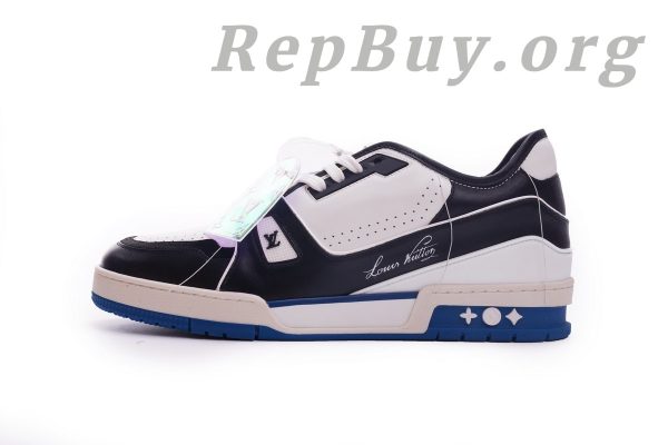 Louis Vuitton Trainer Black Blue GO1220