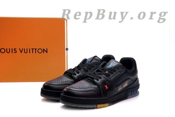 Louis Vuitton Trainer Black Litchi Pattern FD0226 - 图片 11