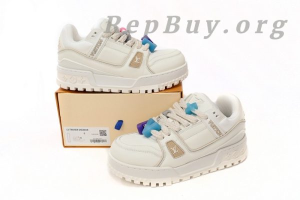 Louis Vuitton Trainer Black Rice White 1AB8RK - Image 13