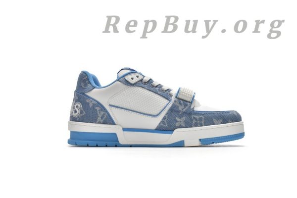 Louis Vuitton Trainer Blue Cloth Surface GO0232 - 图片 3