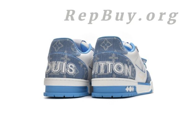 Louis Vuitton Trainer Blue Cloth Surface GO0232 - 图片 4
