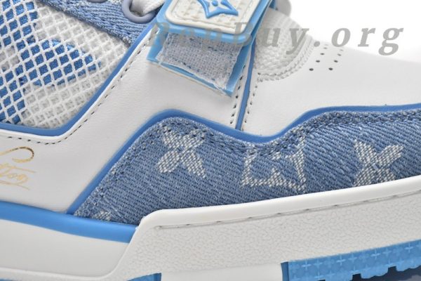 Louis Vuitton Trainer Blue Cloth Surface GO0232 - 图片 8