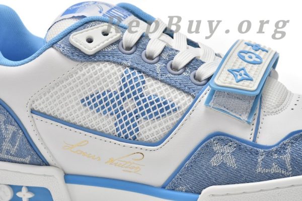 Louis Vuitton Trainer Blue Cloth Surface GO0232 - 图片 9
