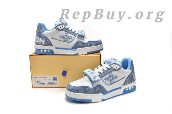 Louis Vuitton Trainer Blue Cloth Surface GO0232 - 图片 14