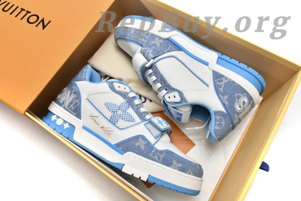 Louis Vuitton Trainer Blue Cloth Surface GO0232 - 图片 15
