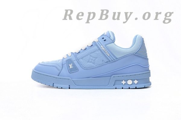 Louis Vuitton Trainer Blue Embossed Monogram 1AARFG - 图片 2
