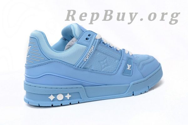 Louis Vuitton Trainer Blue Embossed Monogram 1AARFG - 图片 9