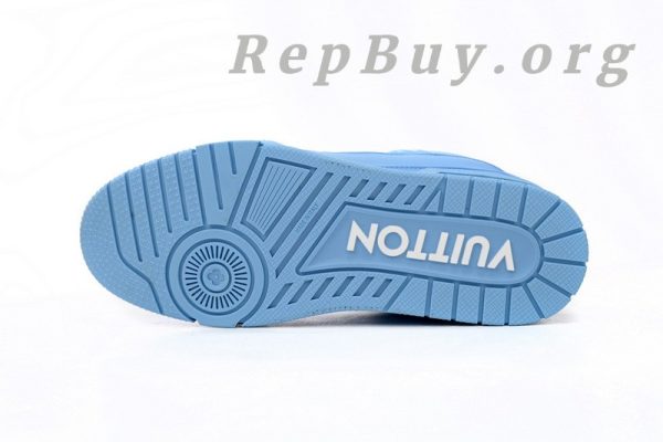Louis Vuitton Trainer Blue Embossed Monogram 1AARFG - 图片 5