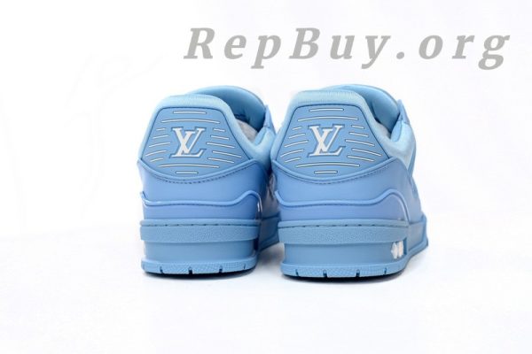 Louis Vuitton Trainer Blue Embossed Monogram 1AARFG - 图片 4
