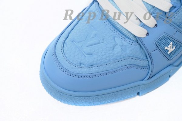 Louis Vuitton Trainer Blue Embossed Monogram 1AARFG - 图片 6