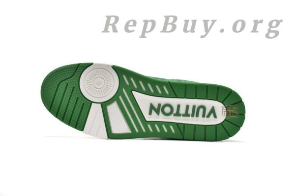 Louis Vuitton Trainer Green Cloth Surface VL1201 - Image 5