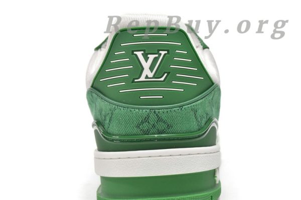 Louis Vuitton Trainer Green Cloth Surface VL1201 - Image 12