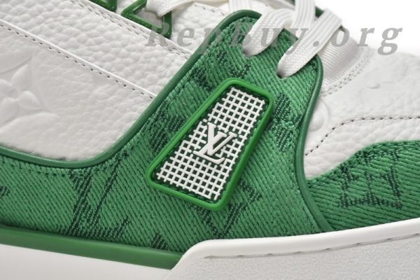 Louis Vuitton Trainer Green Cloth Surface VL1201 - Image 9