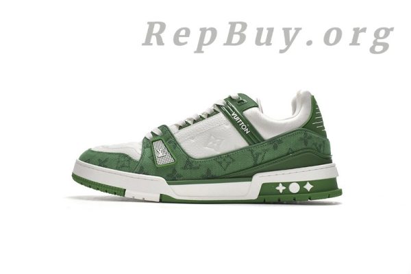 Louis Vuitton Trainer Green Cloth Surface VL1201