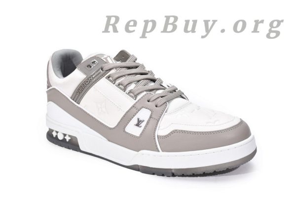 Louis Vuitton Trainer Grey White VL1210 - Image 9