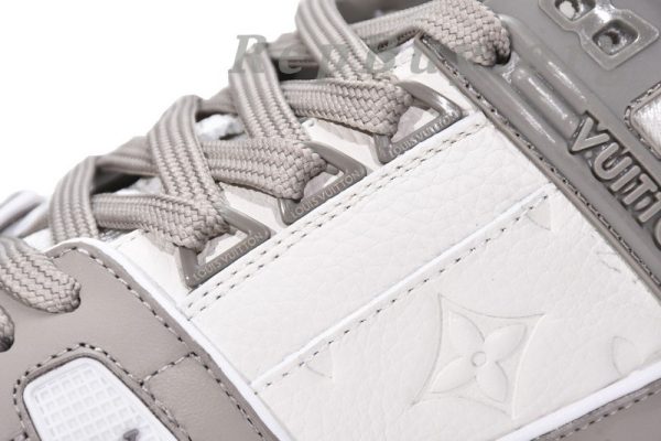 Louis Vuitton Trainer Grey White VL1210 - Image 16