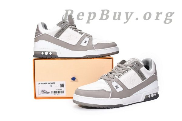 Louis Vuitton Trainer Grey White VL1210 - Image 19