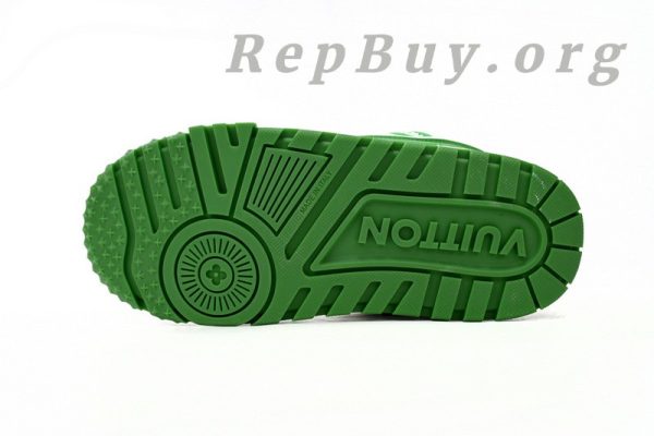 Louis Vuitton Trainer Maxi Green White 1AB8SD - Image 5