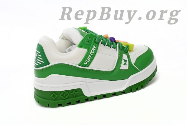 Louis Vuitton Trainer Maxi Green White 1AB8SD - Image 7
