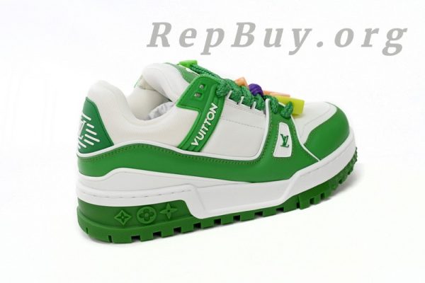 Louis Vuitton Trainer Maxi Green White 1AB8SD - Image 8