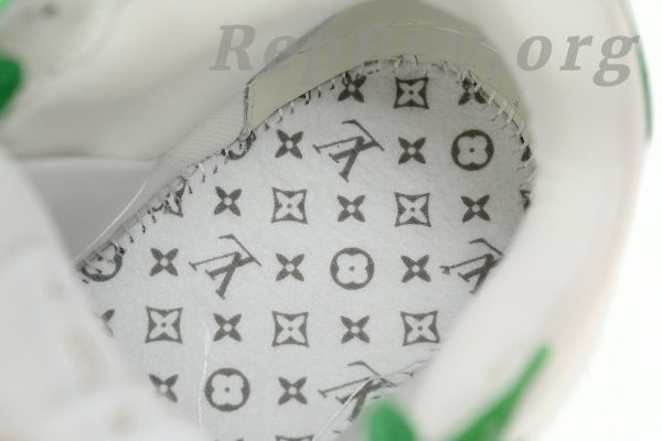 Louis Vuitton Trainer Maxi Green White 1AB8SD - Image 13
