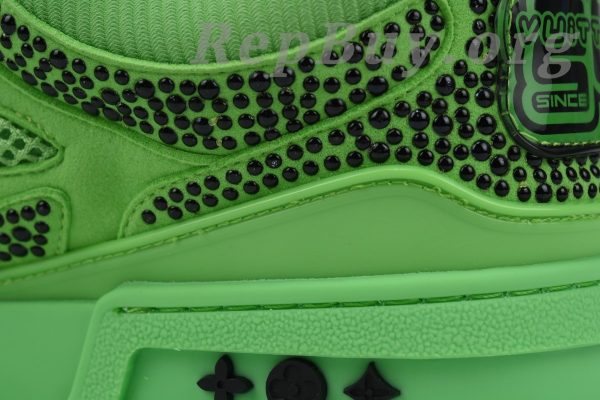 Louis Vuitton Skate Sneaker SK8 Green Diamond - 图片 5