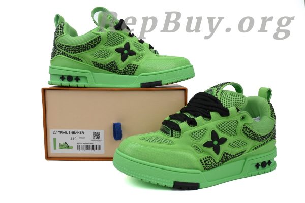 Louis Vuitton Skate Sneaker SK8 Green Diamond - 图片 10