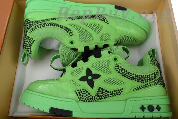 Louis Vuitton Skate Sneaker SK8 Green Diamond - 图片 12
