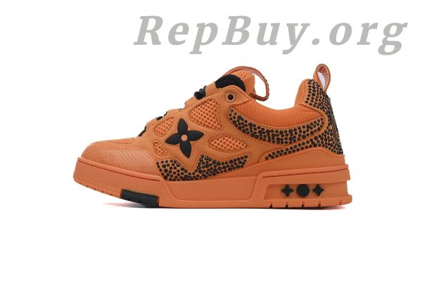 Louis Vuitton Skate Sneaker SK8 Orange Diamond