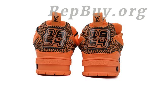 Louis Vuitton Skate Sneaker SK8 Orange Diamond - Image 3
