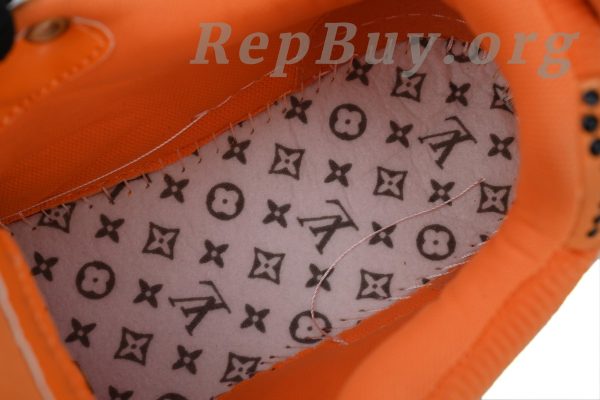 Louis Vuitton Skate Sneaker SK8 Orange Diamond - Image 9