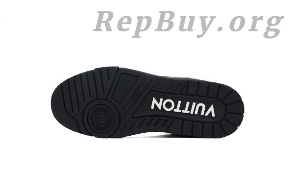 Louis Vuitton Trainer Sneaker Alligator Leather Black - 图片 4