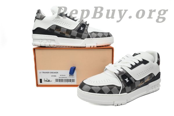 Louis Vuitton Trainer Sneaker Golf White Black - 图片 12